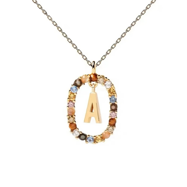 Chic Multicolor Stone Necklace