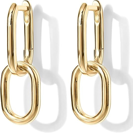 Zahara Gold Hoop Earrings