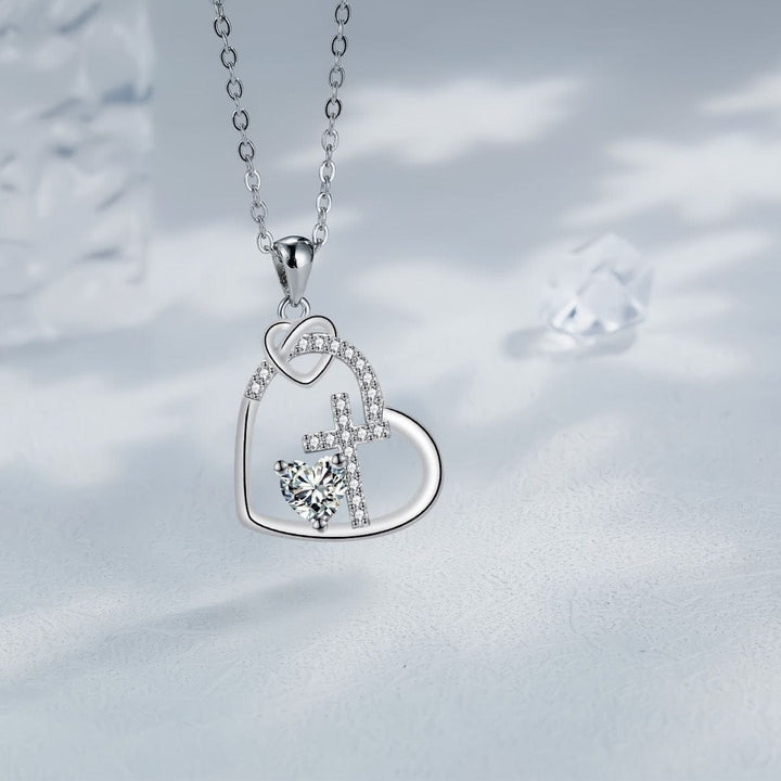 Heart-Inlay Necklace