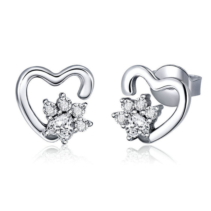 Silver Claw Earrings