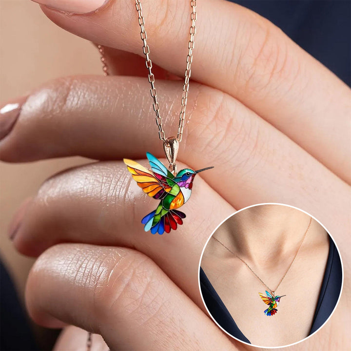 Limited Time: Stunning Hummingbird Necklace with Bonus Earrings