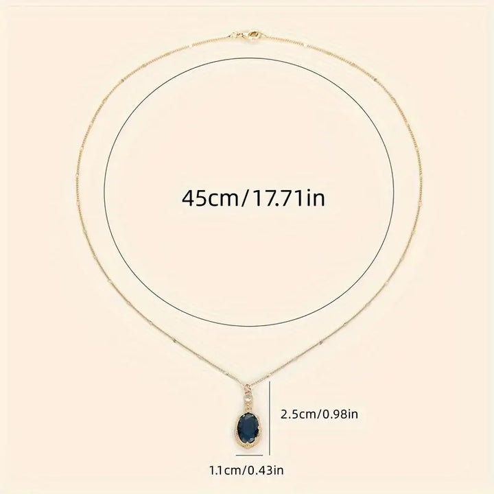 Lunar Glow Gold Necklace