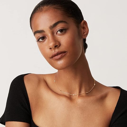 Gold Starry Rain Necklace