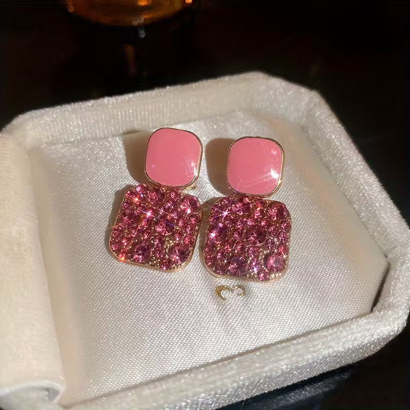 Square Drop Earrings