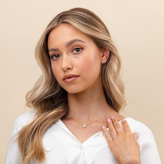 Gold Aurora Crystal Pendant Necklace
