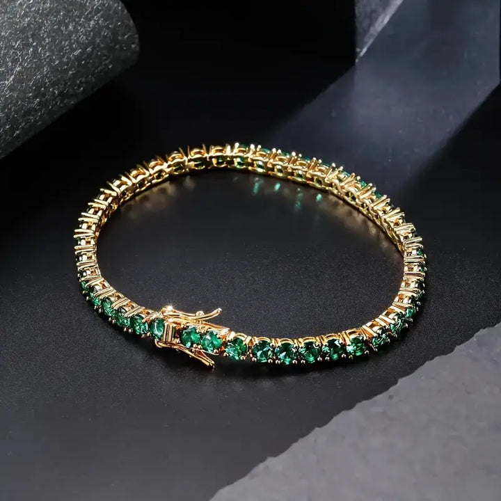 Aliona Emerald Bracelet" can be rewritten as "Aliona Emerald Charm Bracelet.