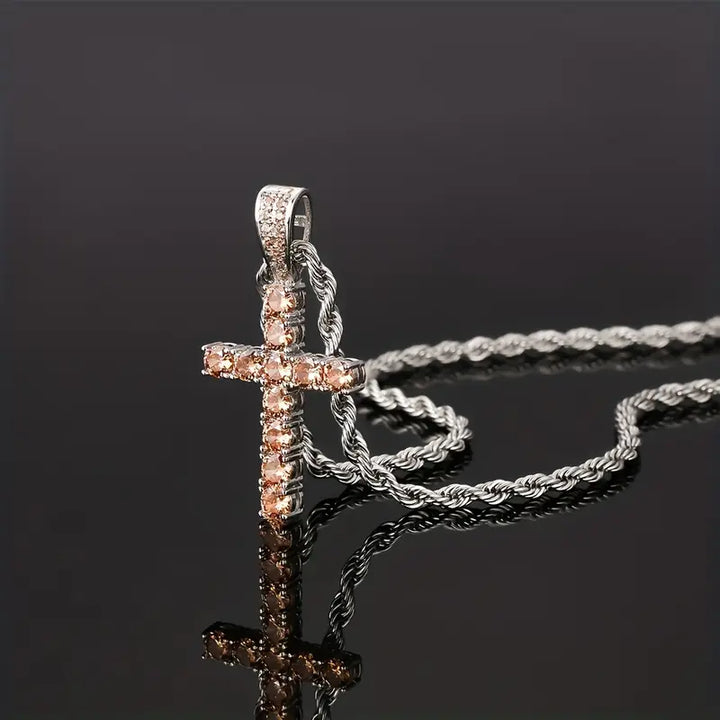 Cross Pendant Necklace" can be rewritten as "Elegant Cross Pendant Necklace.