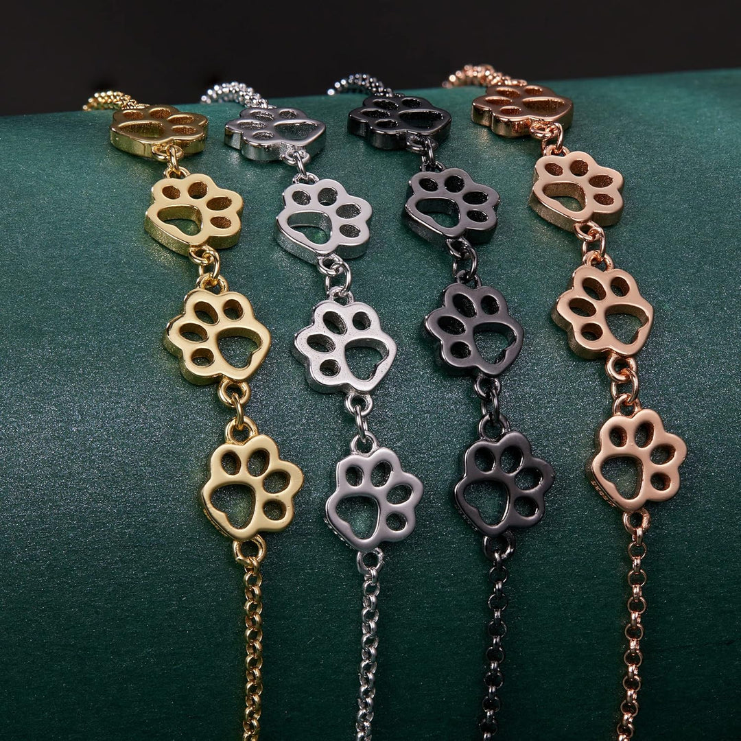 Paw Print Charm Bracelet