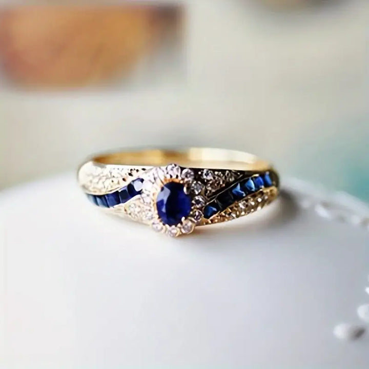 Avelisse Moraziel Gold Ring" can be rewritten as "Avelisse Moraziel Gold Ring - Elegant & Timeless.