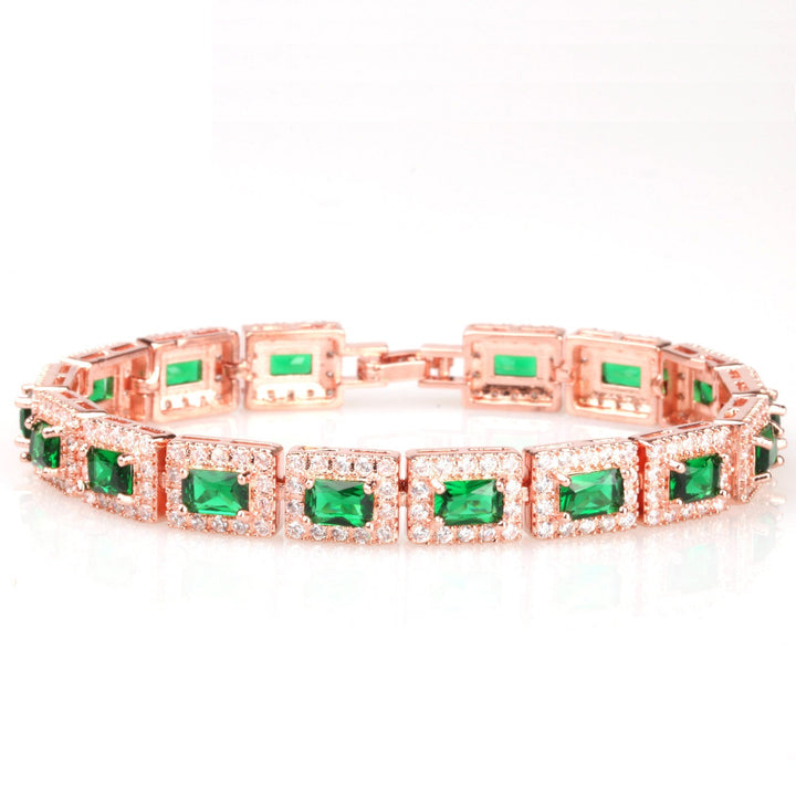 Gold Emerald Bracelet