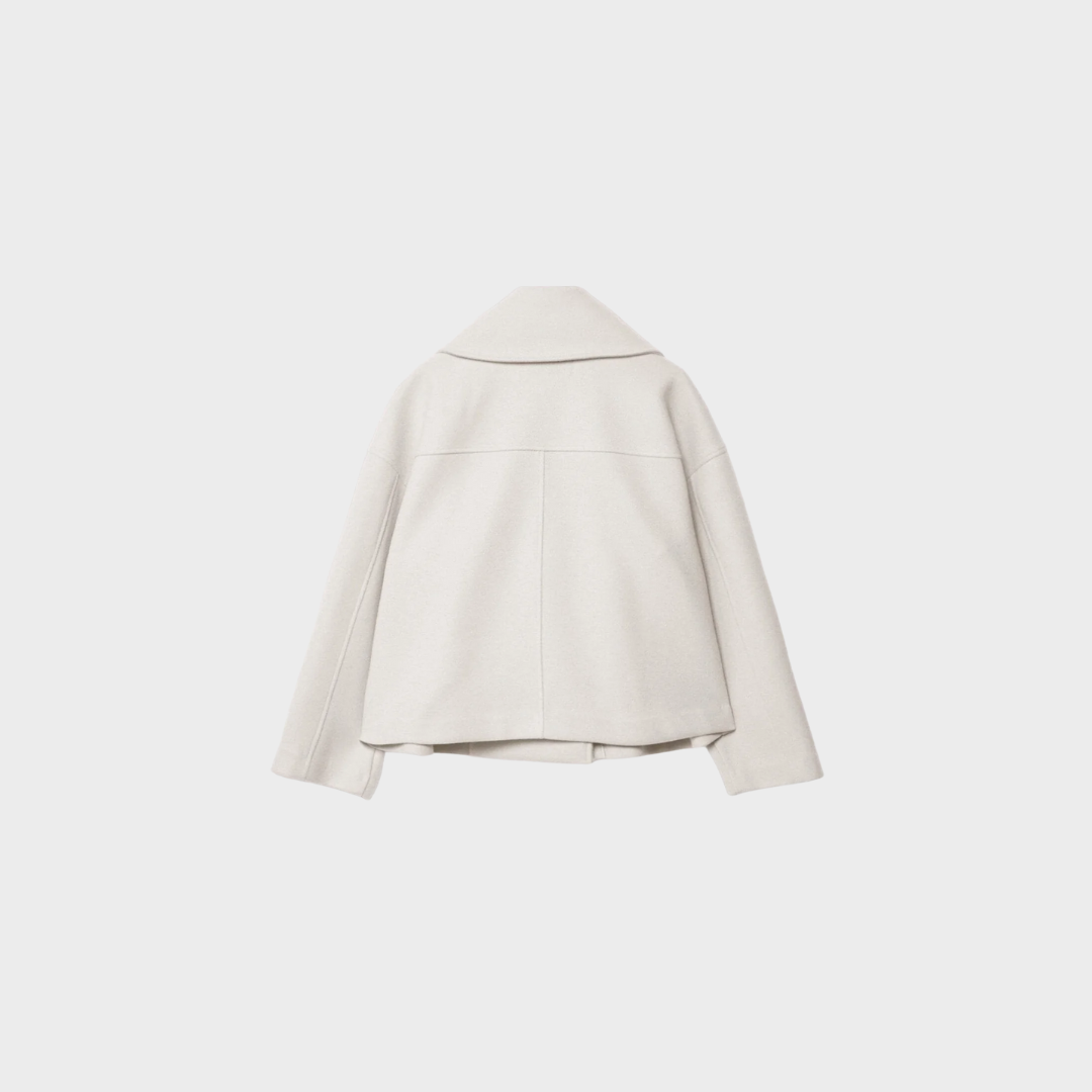 Aria | Winter Cropped Wool-Blend Jacket