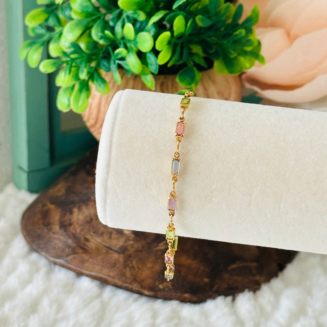 Isabella Multicolor Stone Bracelet