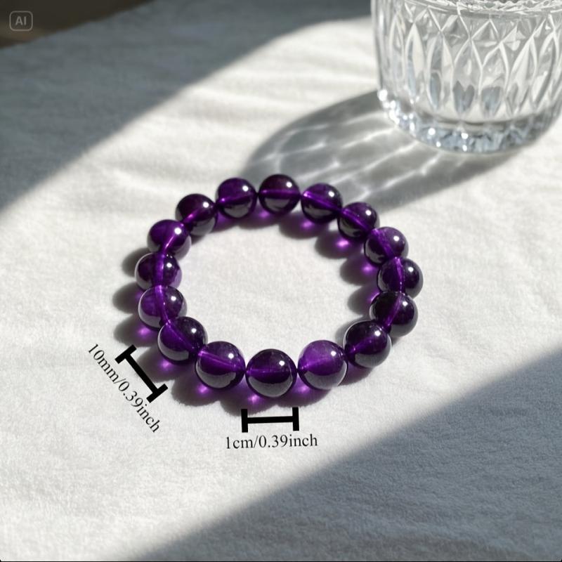 Valeria Purple Pearl Bracelet" can be rewritten as "Valeria Purple Pearl Bracelet - Elegant Charm.