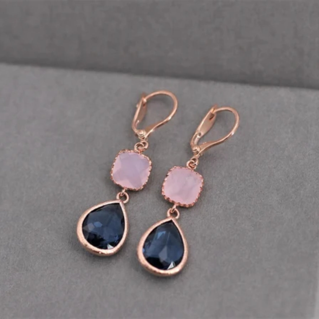 Elegant Natural Stone Luxury Earrings