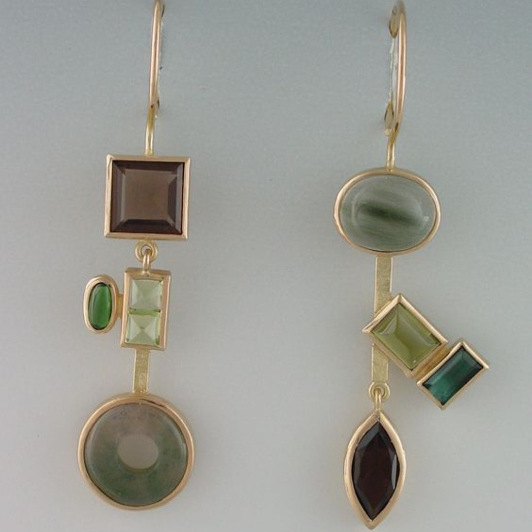 Vintage Crystal Woodland Earrings