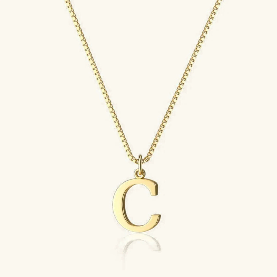 Gold Initial Necklace