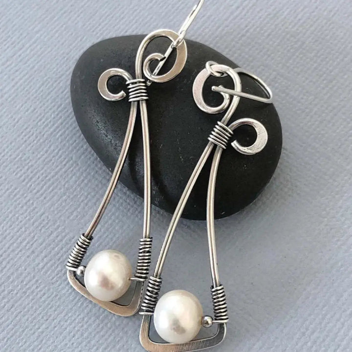 Vintage Silver Pearl Jewelry