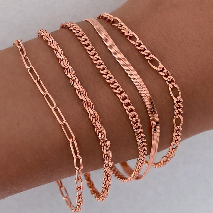 Valentina Gold Bracelet Set