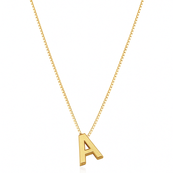 Personalized Gold Initial Necklace
