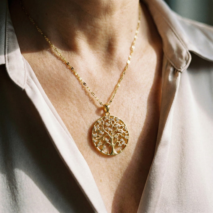 Gold Roots of Life Necklace