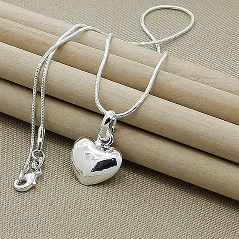 Sterling Silver Heart Necklace