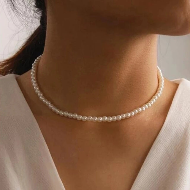 Sterling Silver Bead Necklace