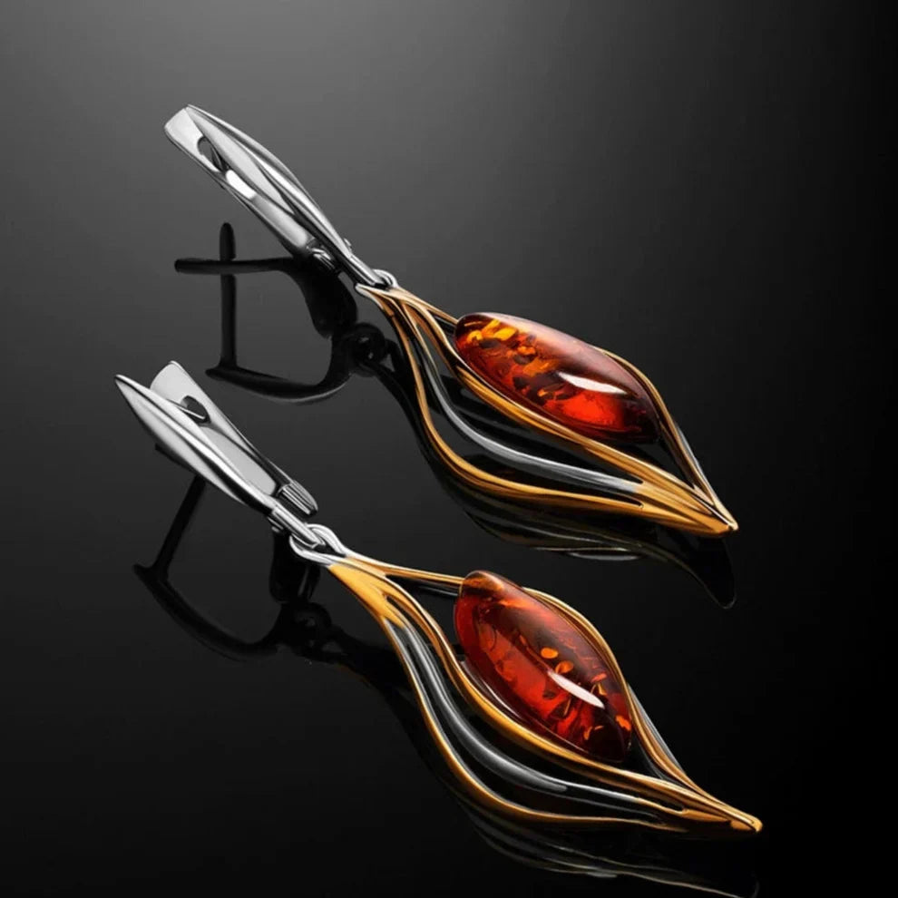 Retro Red Desert Earrings