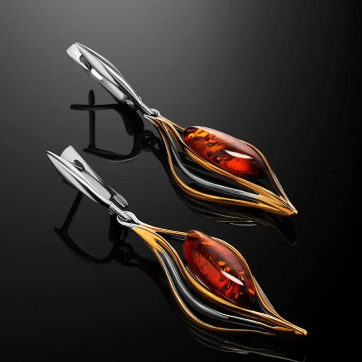 Retro Red Desert Earrings