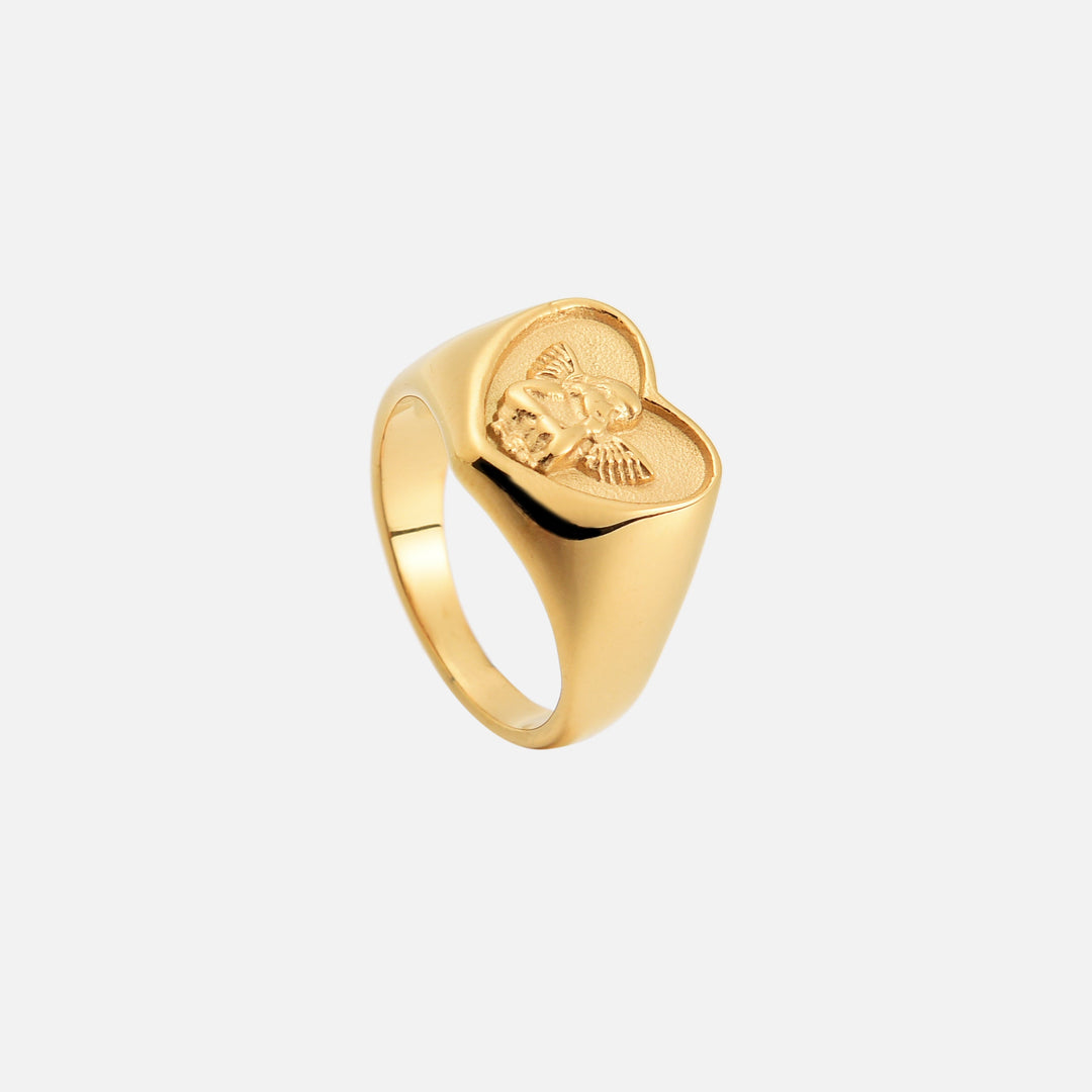 Angel Heart Ring