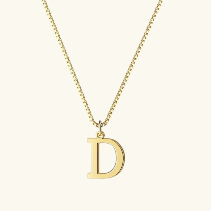 Gold Initial Necklace