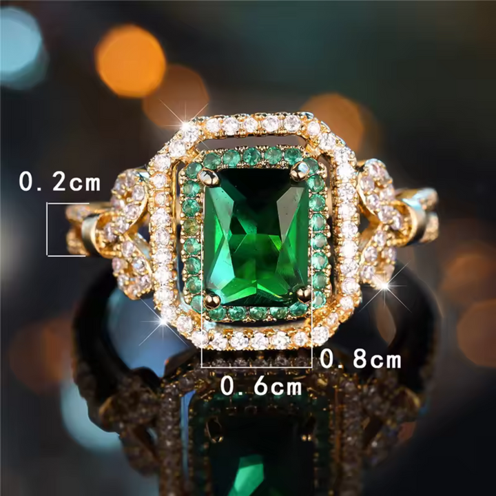 Celestial Emerald Ring