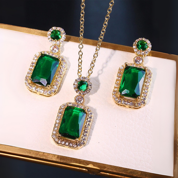 Elegant Gold Mariselle Jewelry Set" can be rewritten as: "Chic Gold Mariselle Jewelry Set