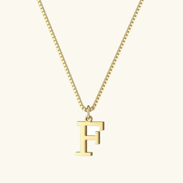 Gold Initial Necklace