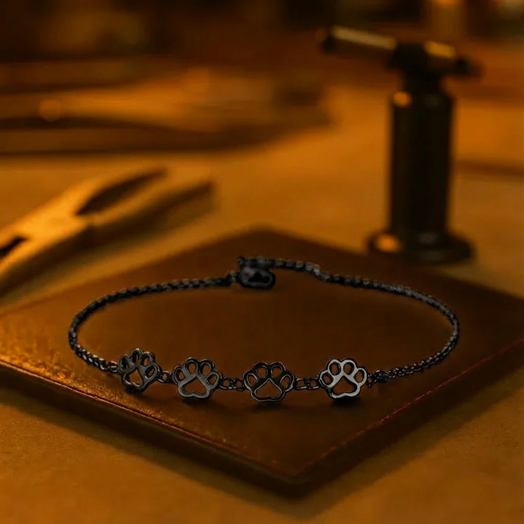 Paw Print Charm Bracelet