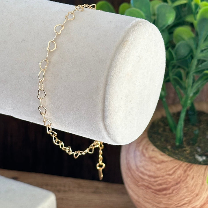 Mea Heart Link Bracelet