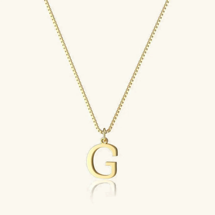 Gold Initial Necklace
