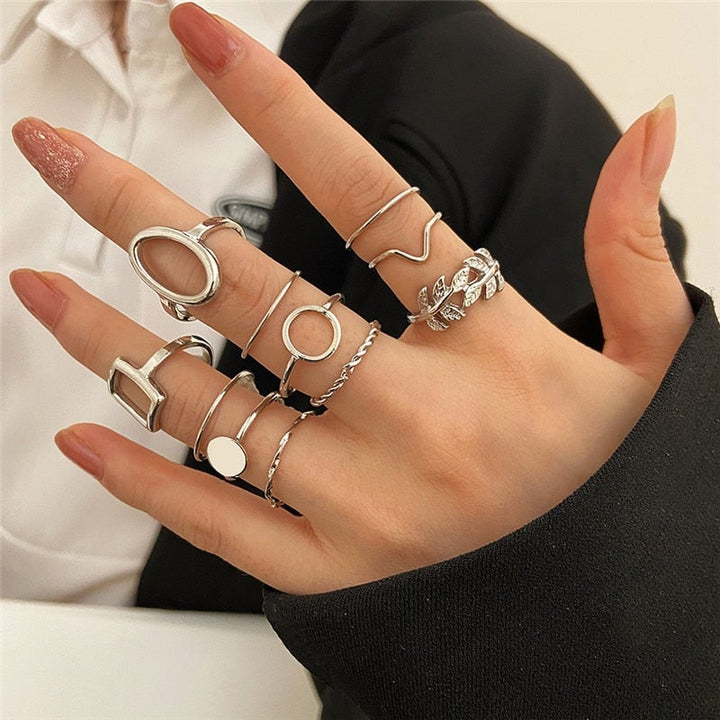11-Piece Vintage Ring Set