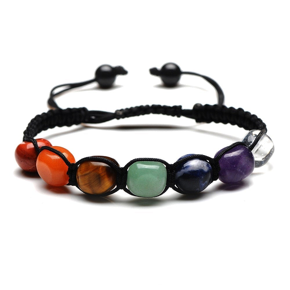 Handmade Wealth Bracelet with Natural Gemstones
