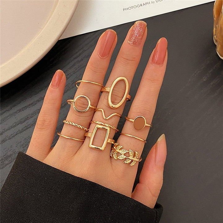 11-Piece Vintage Ring Set