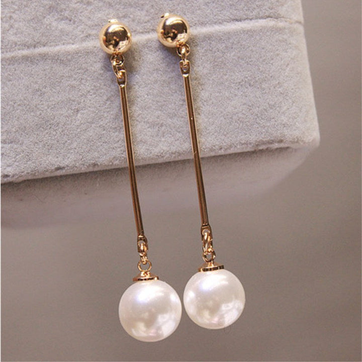 Luxury Hand-Set Pearl Dangle Earrings