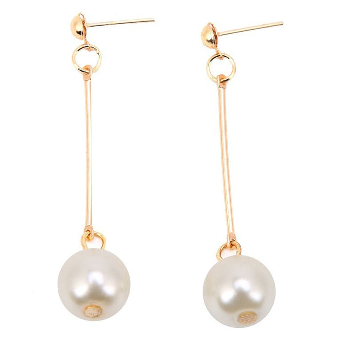 Luxury Hand-Set Pearl Dangle Earrings