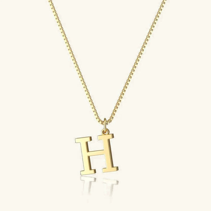 Gold Initial Necklace