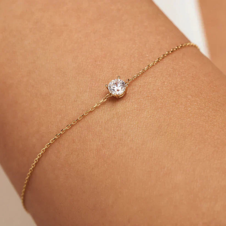 Cléa Gold Moissanite Bracelet