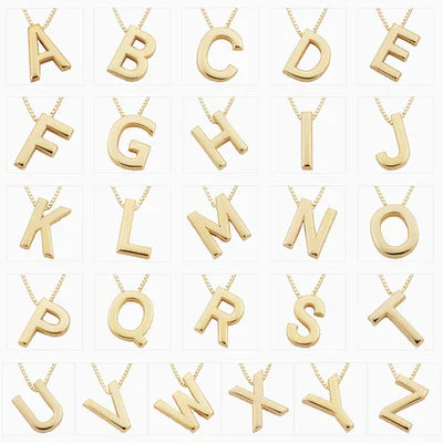 Personalized Gold Initial Necklace