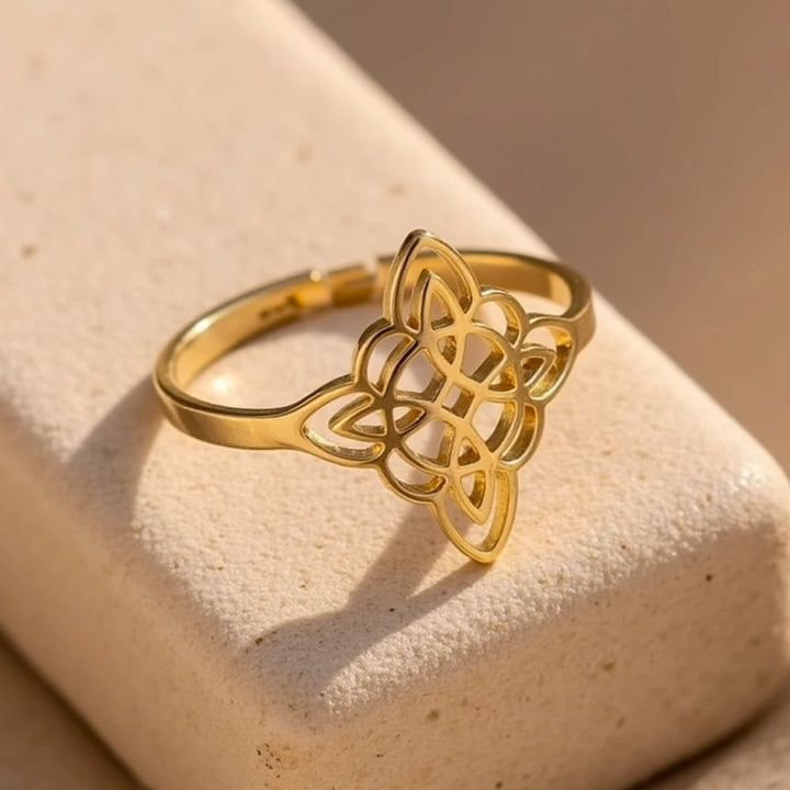 Adjustable 'Eternal Protection' Ring