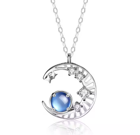 Moonstone Pendant Necklace