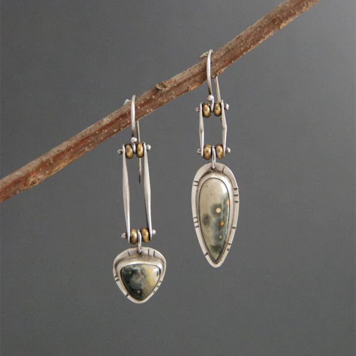 Edgy Mechanical Long Earrings