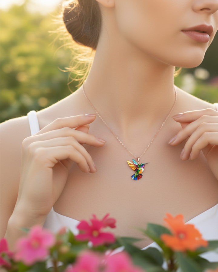 Fortunate Hummingbird Pendant