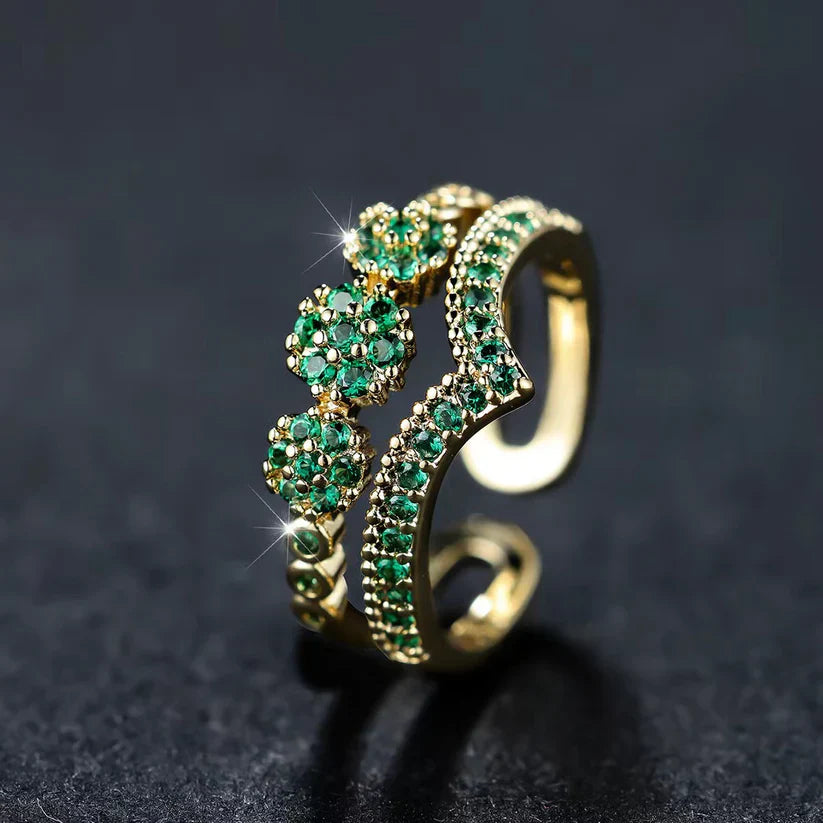 Emerald Mystery Ring