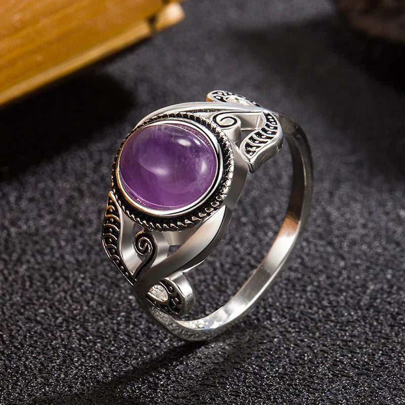 Sister Amethyst Ring" can be translated and rewritten as "Amethyst Sister Ring.